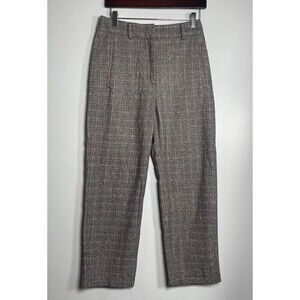 WILFRED Cropped Pants Size 6 Plaid Wool Cashmere Blend Career Business‎ Work